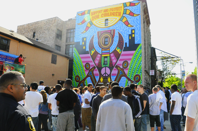 Approx 350 Attendees for PEACE Mural Inauguration_web