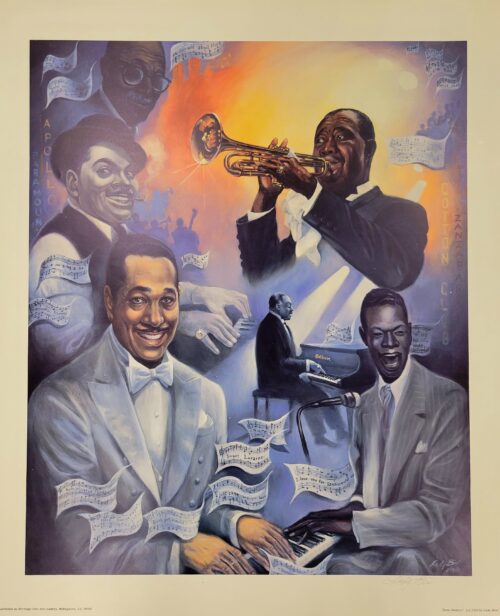 Jazz Masters Signed Print by Lady Bird